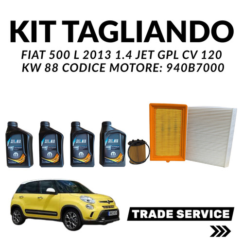 Kit tagliando fiat 500l 4 - tagliando,