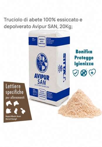Truciolo avipur abete - truciolo,