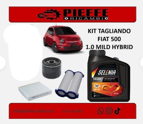Kit tagliando fiat 500 0 - kit,