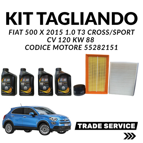 Kit tagliando fiat - fiat, 500x