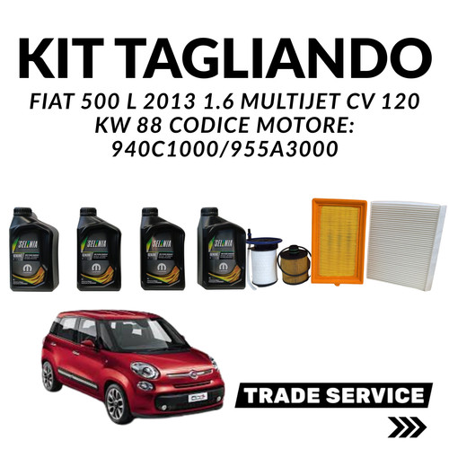 Kit tagliando fiat 500l 6 - kit,