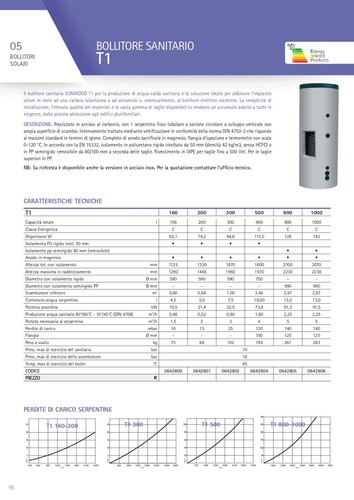 Bollitore sanitario sunwood - bollitore,